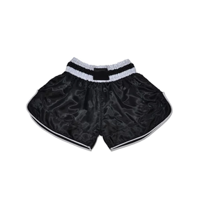Shorts de Baño para Hombre con Bloques de Color, Paneles Geométricos, Secado Rápido, Ecológicos, Satinados, Cintura Media Elástica, Logotipo Frontal, Estilo Unisex - Product Image 2
