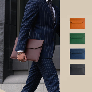 Genuine Leather Tablet Sleeve Tablet Pouch Soft Protective Case for Tablet Business Travel Tablet Case Leather - Product Image 4