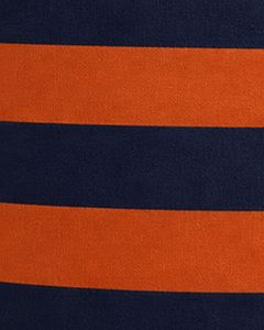 Short de sport rayé bleu marine et orange pour femme, séchage rapide, respirant, pour la gym, le fitness, décontracté, été, taille élastique, vêtements de sport - Product Image 4