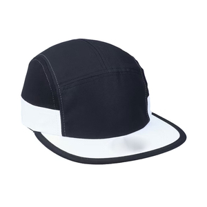 Gorra de 5 Paneles Lisa al por Mayor de Fábrica, Gorra de Sarga de Algodón con Visera Plana, Diseño Personalizado, Gorra Urbana con Visera Plana, Bordado Premium - Product Image 3