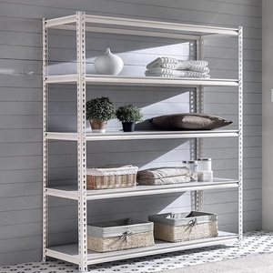 175kg 265kg Estantes de almacenamiento Estanteria Estante de hierro de ángulo ranurado de Servicio Ligero Estante de remache Estantería de haz <span class=keywords><strong>Z</strong></span> - Product Image 2