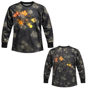 Camiseta de Paintball con Camuflaje Digital, Diseño Neon Splash, Sublimación, Manga Larga, Transpirable, Logotipo Frontal en Malla, Secado Rápido, Ropa de Equipo - Product Image 2