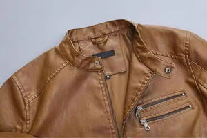 Chaqueta de Cuero para Hombre, Diseño 2026 |   Chaqueta de Cuero Vacuno Genuino de Alta Calidad para Streetwear |   Logotipo y Diseño Personalizados al por Mayor - Product Image 5