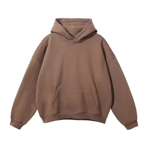 เสื้อฮู้ดดี้สั่งทำขายส่งสำหรับผู้ชายและผู้หญิง ทรงโอเวอร์ไซส์ ผ้าฝ้ายฟลีซ ผลิตแบบ OEM แบรนด์ส่วนตัว เสื้อสตรีทแวร์จากโรงงาน - Product Image 5