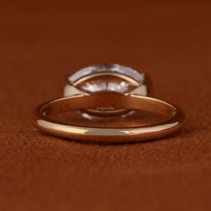 Certificat IGI, diamant blanc de couleur D, taille ovale, cultivé en laboratoire CVD HPHT, or massif 14 carats, bijoux personnalisés pour femmes et hommes, bague de fiançailles - Product Image 2