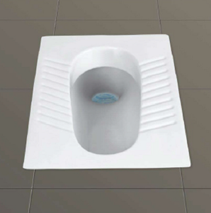 ORISSA PAN - Inodoro Sanitario de Cerámica de 23 Pulgadas con Doble Descarga, Taza Alargada y Drenaje en Forma de P para Uso en Villas, Hoteles, Hospitales y Escuelas - Product Image 2