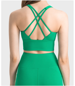 Vêtements de sport en gros, ensembles de fitness de haute qualité pour femmes, ensembles de yoga élégants à manches longues, soutien-gorge de sport actif, leggings d'entraînement - Product Image 2