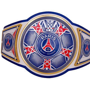 Ceinture de champion personnalisée Paris Saint-Germain, ceinture de titre bleue et rouge de haute qualité pour les fans et les collectionneurs du PSG - Product Image 5