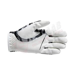 Cabretta-Leather Sheepskin Golf <b>Gloves</b> Breathable Black-White PU Leather Waterproof Custom Logo Left-Right Hand - Product Image 6