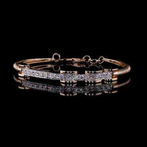 Round Princess Cut Lab Grown Diamond <b>Bangle</b> Bracelet 925 Sterling Silver 10K 14K 18K <b>Solid</b> <b>Gold</b> Fine Jewelry Direct Supplier - Product Image 1