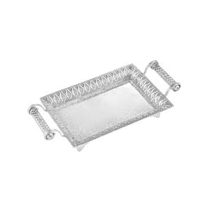 Exclusive Design One Piece Stainless Steel Serving <b>Tray</b> Finest Quality With Handle Tabletop Decoration & <b>Storage</b> <b>Tray</b> - Product Image 1