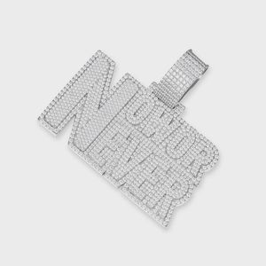 Fully Iced Out Custom Name letter <b>Pendant</b> VVS Moissanite Custom Hip Hop <b>Pendant</b> Personalized <b>Initial</b> Latter <b>Pendant</b> For Gifts - Product Image 1