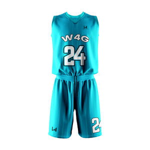 Uniformes de Baloncesto Personalizados Unisex para Equipos, Sublimados, Transpirables, que Absorben la Humedad, 100% Poliéster - Product Image 2
