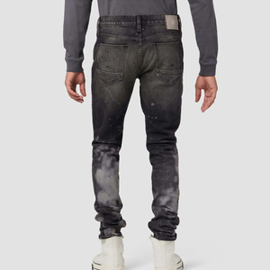 Pantalon de travail classique en jean de coton pour homme, idéal pour toutes les saisons (hiver, automne, été, printemps), motif uni – Vente chaude en gros - Product Image 4