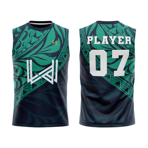 Wear 4 <b>Games</b> 7v7 American Flag Football Sleeveless Breathable Custom Team <b>Logo</b> Practice Jerseys 100% Polyester Quick Dry Shirt - Product Image 4