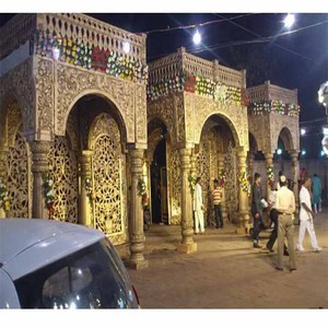 Porte d'accueil de mariage traditionnelle Rajwada, porte d'accueil de mariage Rajasthani, Australie, Irlande - Product Image 1