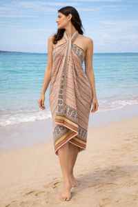 Robes décontractées d'été pour la plage, robes élégantes à imprimé pour femmes et filles, vêtements de plage pour femmes - Product Image 3