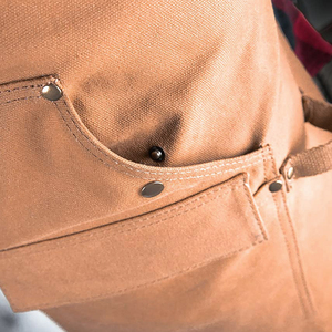 Hot Sale Custom Welder Leather <b>Apron</b> FR <b>Work</b> <b>Apron</b> with Multi-Pockets Cow Split Leather Welder <b>Apron</b> for Men Leather <b>Apron</b> - Product Image 5