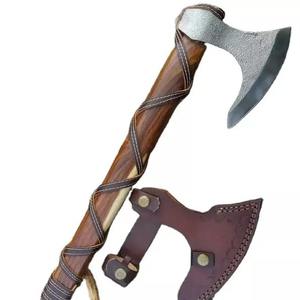 Steel Craft International Customized Outdoor Carbon Steel Viking <b>Axe</b> Long Handle New Design Hatchet for <b>Camping</b> DIY Grade - Product Image 1