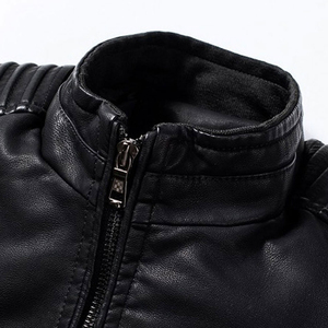 Chaqueta de Motociclista de Cuero Genuino Personalizada para Hombre, Costuras Duraderas, Ajuste Cómodo, Textura Suave, Material Premium - Product Image 2