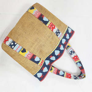 Bolsa de Compras de Yute Natural Lisa para Impresión y Personalización DIY - Product Image 2