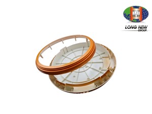 กล่องพลาสติกทรงกลม LONGNEW สำหรับอุปกรณ์อิเล็กทรอนิกส์ OEM ODM โครงสร้างวงกลมหลายชั้น ผลิตด้วยวิธีฉีดขึ้นรูปความแม่นยำสูง - Product Image 4