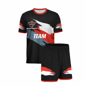 Conjunto de Camiseta de Fútbol para Equipo, Impresión Sublimada, Absorbe la Humedad, Unisex, Adulto, Manga Corta, Corte Atlético, para Todas las Temporadas - Product Image 1