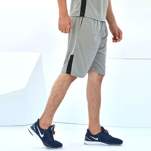 Shorts de sport pour homme à séchage rapide, en tissu non tissé 100% polyester peigné, taille mi-haute, respirant, élastique, avec poches pour la course et l'entraînement - Product Image 5