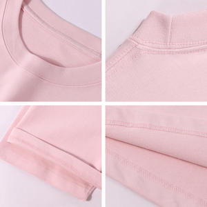 Camiseta de Hip Hop para Hombre, Cuello Redondo, Manga Corta, Corte Regular, Ecológica, Tallas Grandes, 100% Algodón Tejido, 300g, Secado Rápido, Venta al Por Mayor - Product Image 4