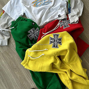 Fabricación personalizada gráfico polar 100% algodón Jogger Track bordado Street Wear pantalones holgados pantalones de chándal para hombres - Product Image 2