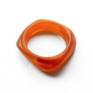 Resin <b>Bracelet</b> With Semi-Transparent Multicolor Design RESIN <b>Bangle</b> <b>Bracelet</b> for Anniversary - Product Image 6