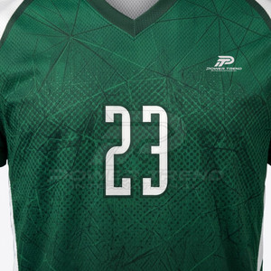 Uniforme de volley-ball personnalisé 100% polyester, tissu extensible doux, respirant, anti-humidité, pour un confort optimal - Product Image 5