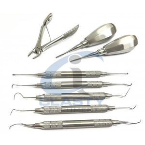 Instrument d'extraction dentaire en acier inoxydable de qualité médicale, réutilisable, certifié CE, ergonomique, de classe I - Product Image 2