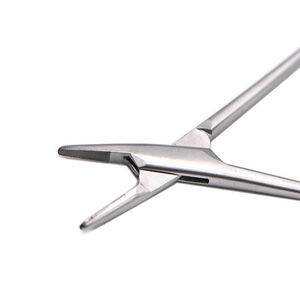 Pinza Manual Profesional de Acero Inoxidable de Alta Calidad para Cirujanos, para Guiar e Introducir Agujas de Sutura - Product Image 2