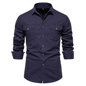 เสื้อเชิ้ตอ๊อกซ์ฟอร์ดแขนสั้นทรงปกติสำหรับผู้ชาย ลายพิมพ์ตามสั่ง สไตล์ลำลอง ผ้าฝ้าย 100% ระบายอากาศได้ดี คอทรงโอ น้ำหนัก 220 กรัม ผ้าถัก - Product Image 1