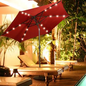 ฐานร่มกลางแจ้งขนาด 20 นิ้ว รูปทรงครึ่งวงกลม ดีไซน์รูปตัววี แข็งแรง ทนทาน และมีสไตล์ เหมาะสำหรับใช้ในสวนและระเบียง - Product Image 4