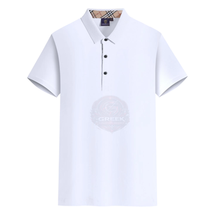 Camisas al por Mayor para Hombre, Sólidas, de Mezcla de Algodón Premium, Antiarrugas, Manga Corta, Cómodas, Casuales, Uniformes Corporativos, Fábrica OEM - Product Image 1