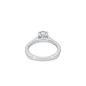 IGI Certified Round Cut Lab Grown Diamond Half Eternity Engagement <b>Ring</b> 9K 10K 14K 18K Solid Gold Solitaire Bridal <b>Proposal</b> <b>Ring</b> - Product Image 4