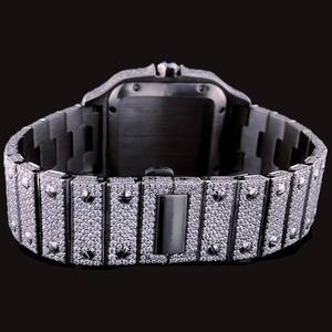 Reloj de Lujo con Diamantes de Moissanita y Cuarzo, Estilo Hip Hop, para Hombre, Ideal para Fiestas - Product Image 4