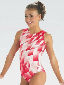 ชุดลีโอตาร์ดเด็กผู้หญิงแขนยาวสำหรับยิมนาสติก พิมพ์โลโก้ได้ ชุดฝึกซ้อมเต้นคุณภาพสูง ชุดลีโอตาร์ดแบบสายเดี่ยว โพลีเอสเตอร์ เอวยางยืด - Product Image 5