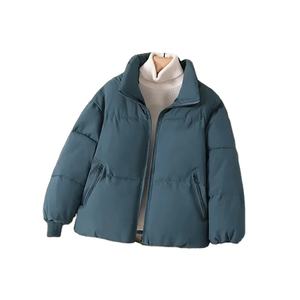 Veste Manteau Femme Automne Hiver Garder Chaud Veste Puffer Stand Collar Harajuku Outwear Loose Clothes - Product Image 1