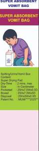 Sacs à vomir : solution sûre et hygiénique pour les urgences et les voyages, en gros, provenant d'un fournisseur indien - Product Image 3