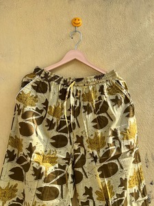 Conjunto de Pijama Floral para Mujer, Manga Larga, Cuello Camisero, Largo Completo, Tela de Algodón Estampada, Suave, Informal, para Otoño - Product Image 4
