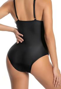 Maillot de bain une pièce sexy en coton biologique, 4 couches antibactériennes, pour les règles, avec protection anti-fuite à l'avant - Product Image 3