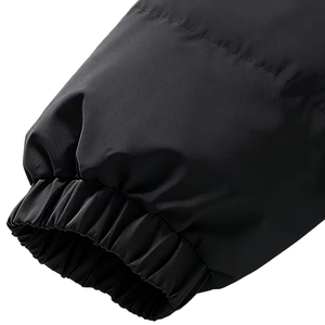 Nouvelle arrivée : Doudoune unisexe personnalisée à col montant, fermeture éclair, rembourrage épais en polyester, toile imperméable, coupe décontractée - Product Image 3