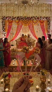 Elegantes varitas de sonajero Ghungroo para recuerdos de boda, ceremonia Phera, función Haldi y Mehndi, decoración de Mandap y Pooja, entrada de la novia - Product Image 5