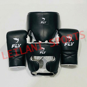 Juego de Boxeo Profesional Hecho a Medida en Fábrica, Kit de Entrenamiento y Sparring, Protector, Duradero, de Cuero Genuino, para Todas las Estaciones - Product Image 2