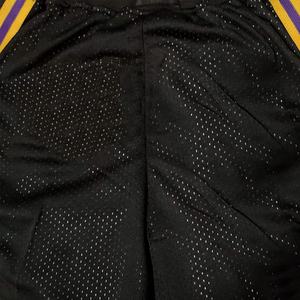 Custom Embroidery Logo Pocket Zipper <b>Shorts</b> Hip Hop Fashion <b>Men</b> Breathable Double Mesh Basketball <b>Shorts</b> <b>Black</b> - Product Image 3