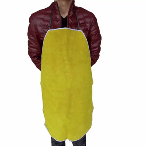 <b>Leather</b> Industrial Heavy Duty Cowhide Split <b>Leather</b> Welder Safety Apron Household Cleaning <b>Tools</b> Accessories Apron for Body - Product Image 6