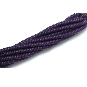 Cuentas Planas de Cuarzo Color Charoita |   Cuentas de Cuarzo Púrpura para la Elaboración de Joyas |   Cuentas Heishi de 15 pulgadas - Product Image 5